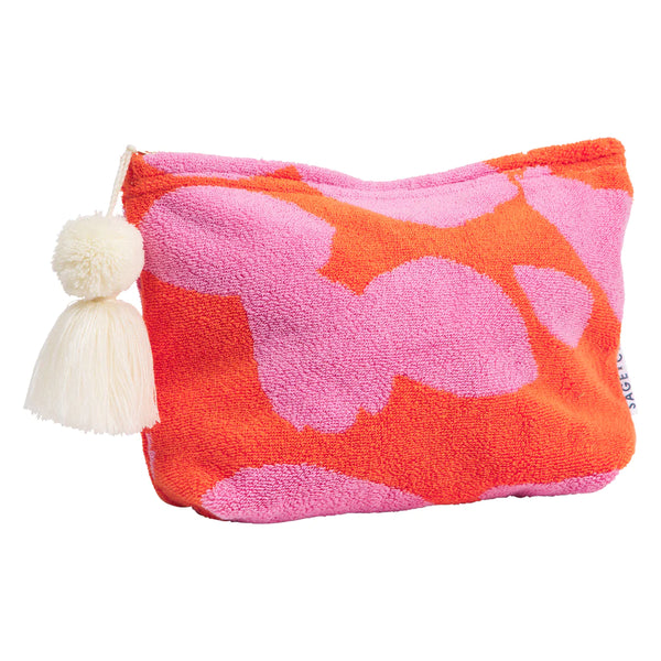 Large Hermosa Terry Pouch- Dahliah