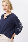 Kimberley Top- Shadow Blue