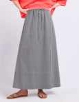 The Willow Skirt- Black/White Stripe