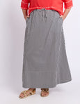 The Willow Skirt- Black/White Stripe