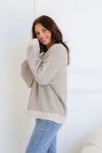 Tilly Crew Blanket Stitch Knit