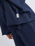 Gab LS Sweat- Navy