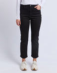 Ada Straight Leg Jean- Black
