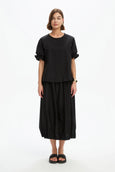Ruffle Sleeve Detail Top