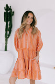 Gelato Club Ruffle Trim Tier Dress- Mango
