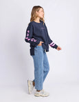 Origin Crew- Navy/Pink