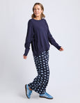 Sunny Long Sleeve Knit- Navy
