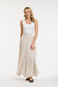 Georgia Maxi Skirt- Beige