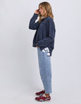 Jayne Throw On Knit- Navy