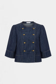 Plunge Jacket- Dark Denim