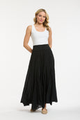 Georgia Maxi Skirt- Black