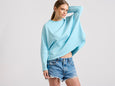 Raw Long Sleeve Sweat- Sky Blue