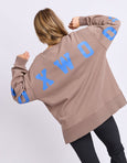 Interval Crew- Brown with Blue