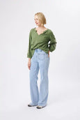 Kimberley Top- Moss Green