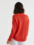 Sophie Cotton Mock Turtle Neck