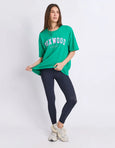 Interval Tee- Bright Green/Pink