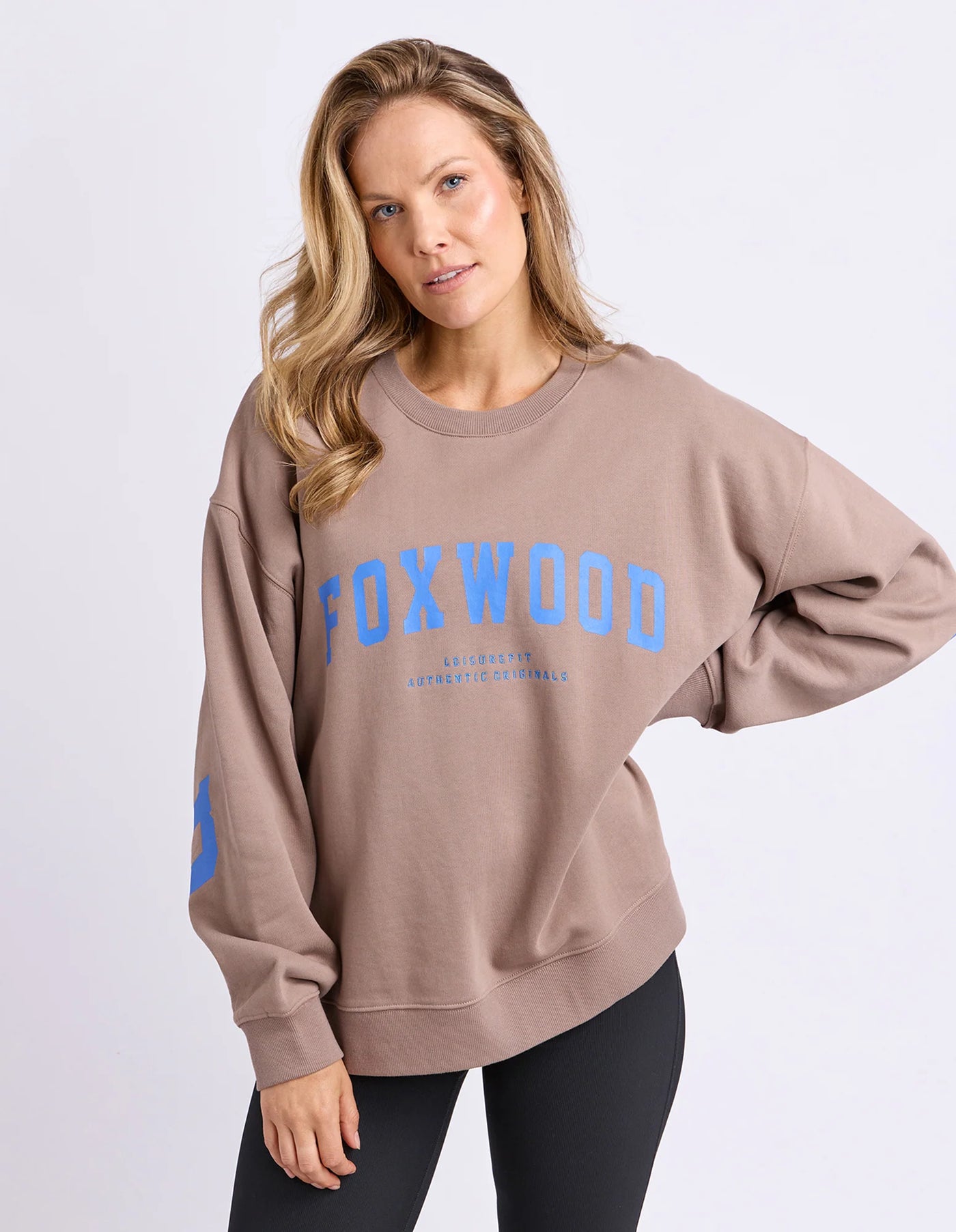 Interval Crew- Brown with Blue