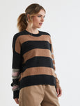 Annabel Lambswool Stripe Crew