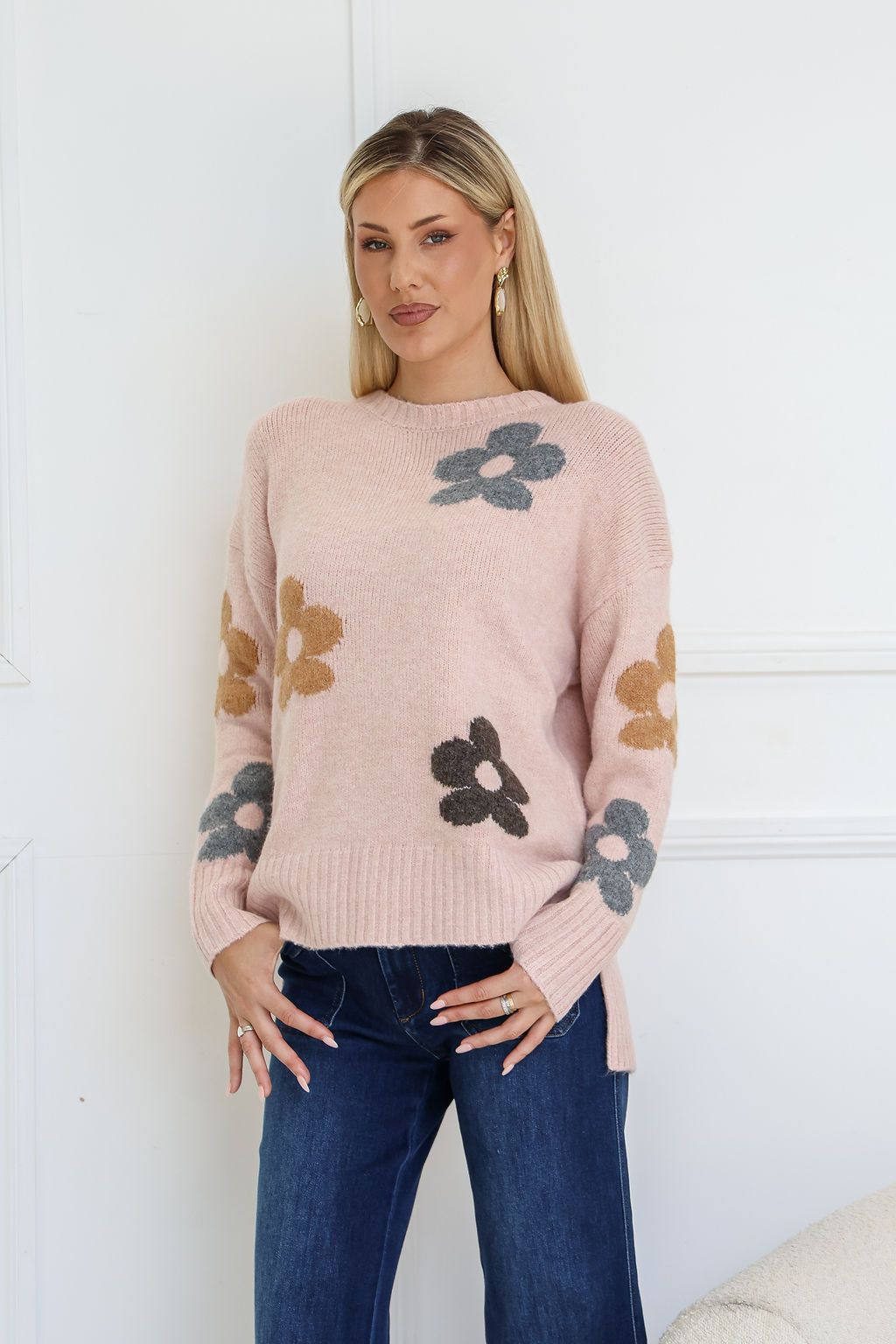 Daisy Knit- Blush