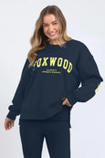 Interval Crew- Navy/Yellow