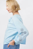 Kimberley Top- Azure Blue