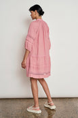 Jostle Dress- Pink Clay