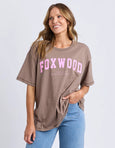Interval Tee- Brown/Pink