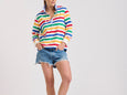 Rugby Sweat- Multi Stripe