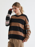 Annabel Lambswool Stripe Crew