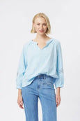 Kimberley Top- Azure Blue