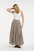 Georgia Maxi Skirt- Taupe