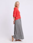 The Willow Skirt- Black/White Stripe
