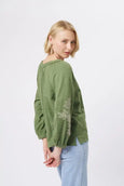 Kimberley Top- Moss Green