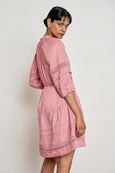 Jostle Dress- Pink Clay