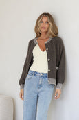Maci Blanket
Stitch Cardi-
Chocolate/Latte