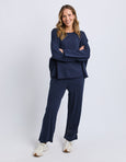 Gab LS Sweat- Navy