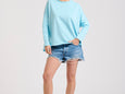 Raw Long Sleeve Sweat- Sky Blue