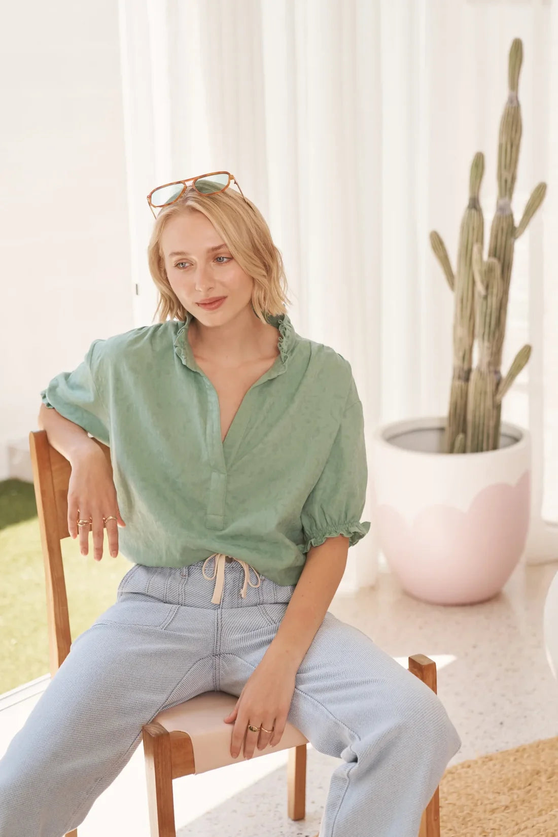 Amber Shirt- Green