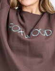 Simplified Metallic Crew- Chocolate