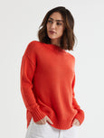 Sophie Cotton Mock Turtle Neck