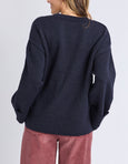 Star Intarsia Knit- Navy