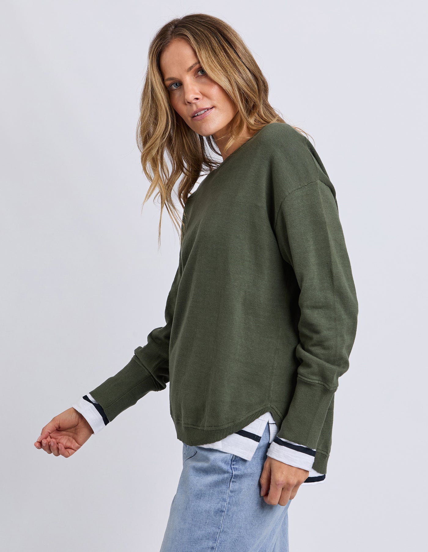 Delilah Knit- Khaki