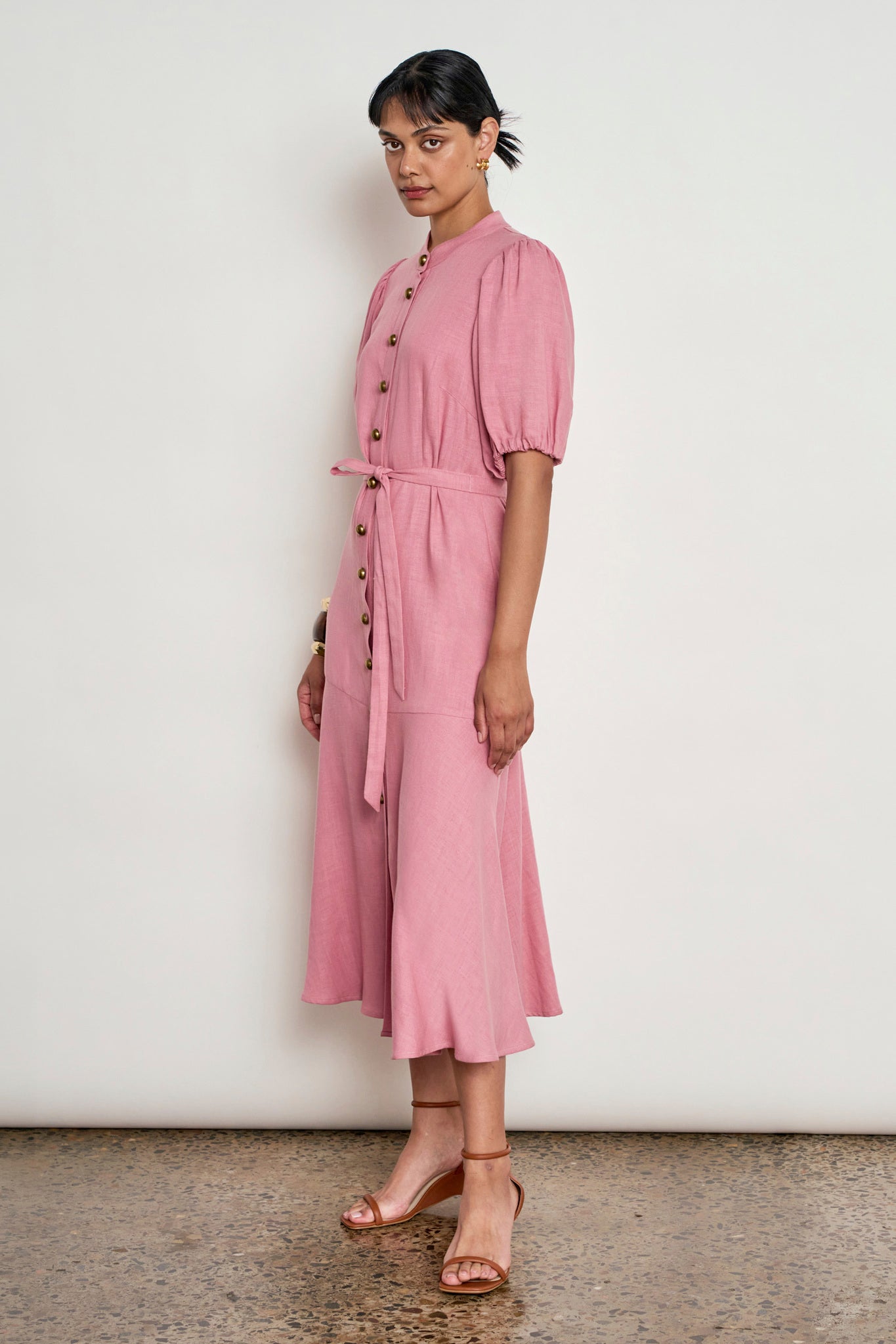 Cascade Dress- Azalea