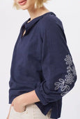 Kimberley Top- Shadow Blue