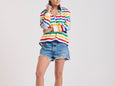 Rugby Sweat- Multi Stripe