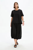 Ruffle Sleeve Detail Top