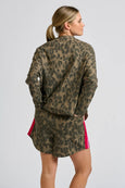 Ruby Raw Sweatshirt - Leopard Gg Stripes