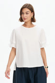 Ruffle Sleeve Detail Top