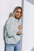 Billie Knit- Blue Stripe