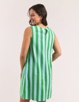 Palermo Dress- Green/Blue